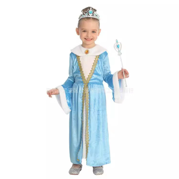 Children S-0058 Cute Snow Princess Party Costume Halloween Children's Clothing Masquerade Party Costume Sleeping Bag
