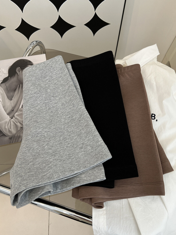 2023 High Waist Stretch Shorts Women's Summer Outer Wear Solid Color Slim-fit Slimming Sports Base Yoga Pants