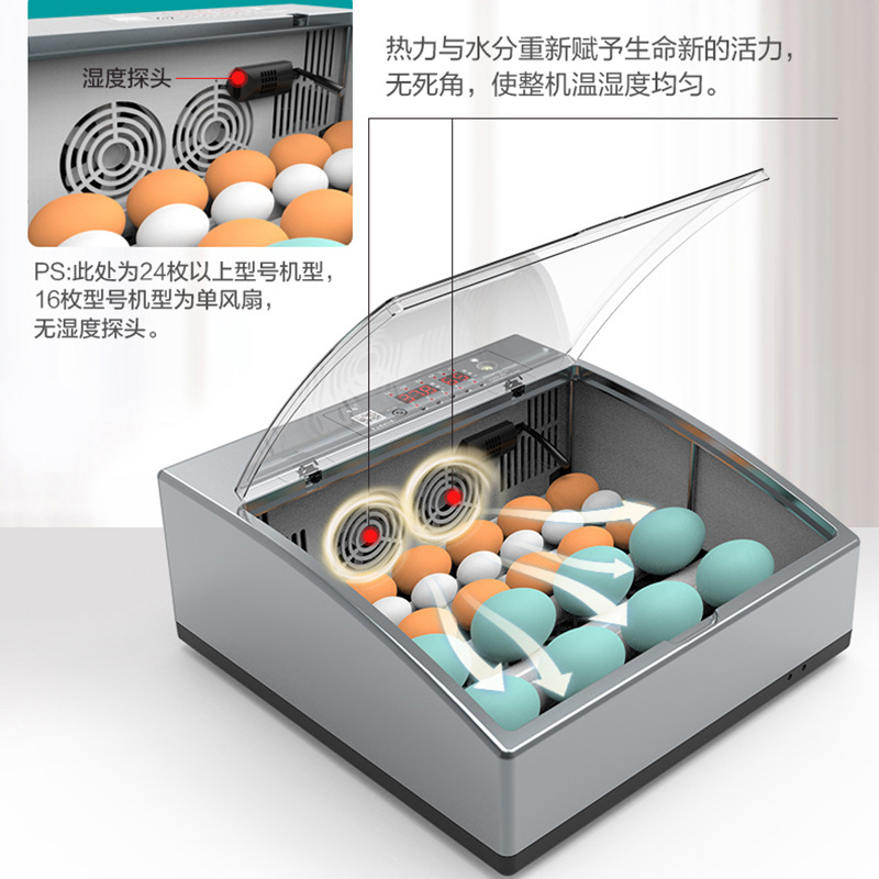 Jiayu incubadora de pollo pequeño hogar incubadora automática huevo paloma incubadora inteligente