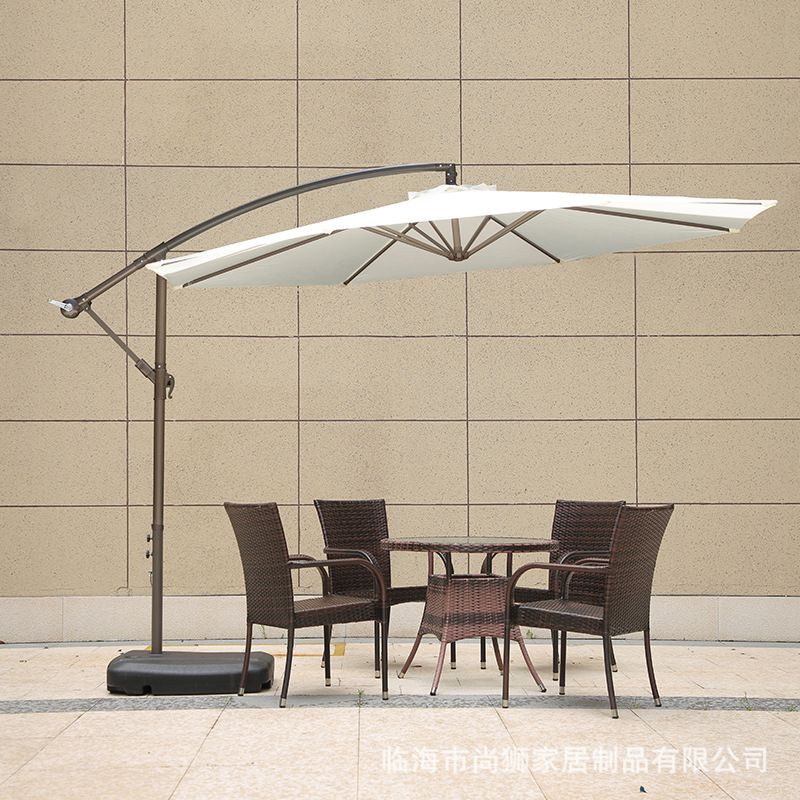 Sombrilla para exteriores, para patio, jardín, terraza, balcón, cafetería, impermeable y resistente al sol, tipo banana, venta al por mayor. image 13