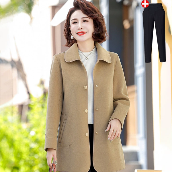 Khaki autumn trousers