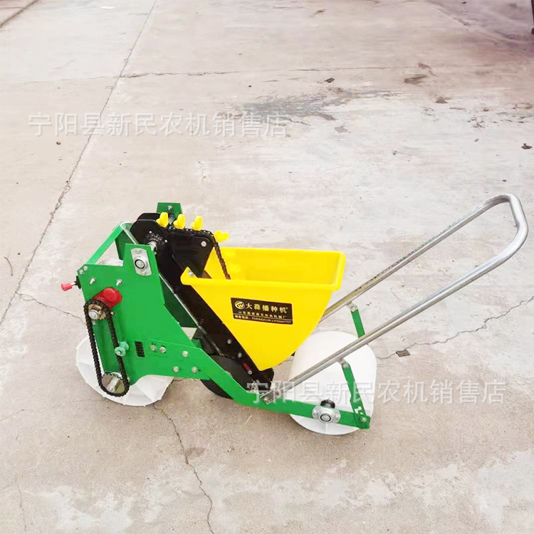 江苏苏州大蒜精播机合作社用电动株距行距可调有操作视频批发