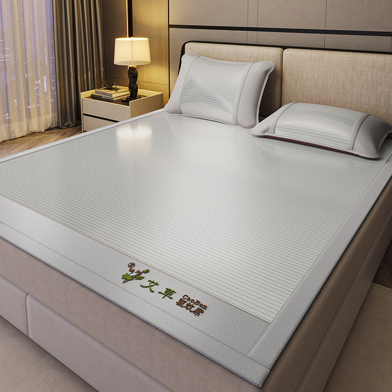Nueva capa de cama de seda de hielo de verano de clase A 2025 nueva cubierta protectora de colchón todo incluido sábana cubierta de cama de tres piezas