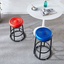 轻奢ktv酒吧椅咖啡厅吧台高脚凳游戏厅舒适游戏凳手机店前台圆凳