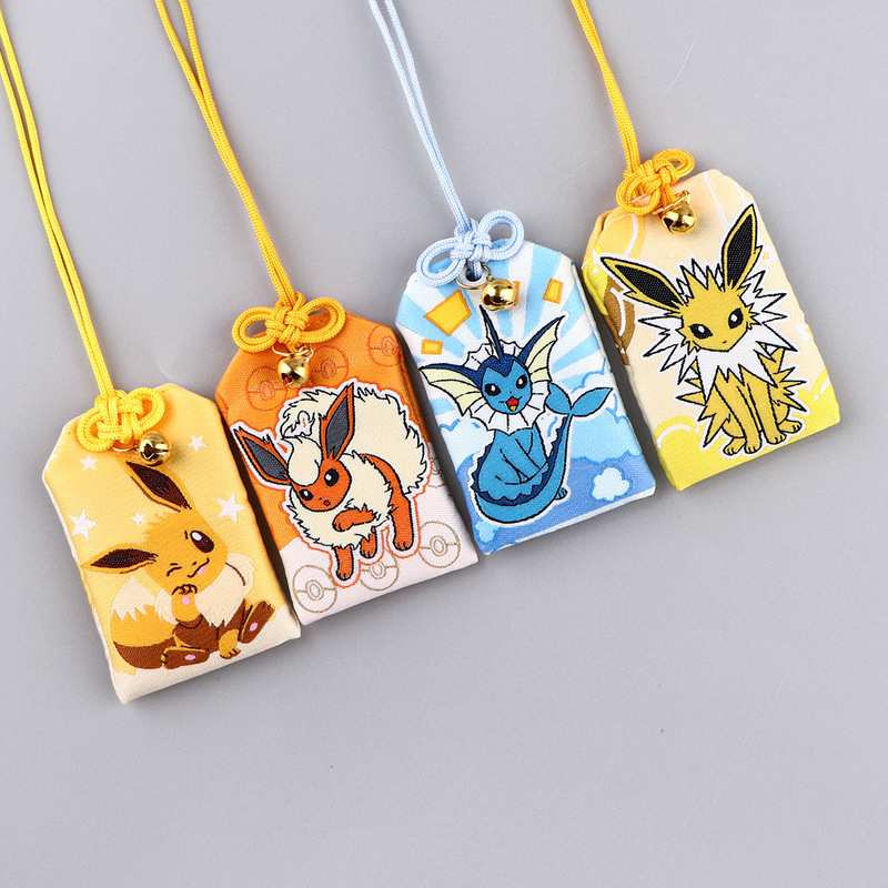 Wholesale Pokemon Charms, Peace and Protection Lucky Bags, Amulets, Protective Sachets, Empty Bags, Cute Pokemon Charms
