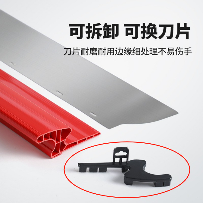 Raspador de masilla de iluminación, cuchilla intercambiable, acero inoxidable, raspado grueso, cuchillo de cenizas blancas, herramienta de engrapado, placa de nivelación