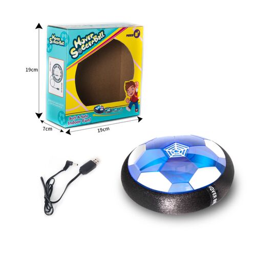 Cross-border new product starry sky charging floating soccer indoor leisure glowing soccer with double goal gates toy wholesale