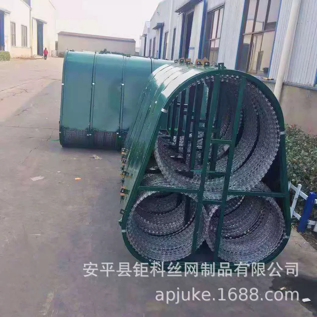 厂家直供量大优惠防盗刀片刺绳 防攀爬刺丝滚笼军事防爆网