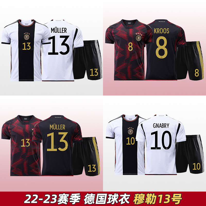 2022 Germany National Team Home and Away Jersey Muller-Royce Havertz Jersey Football Jersey Men's Print