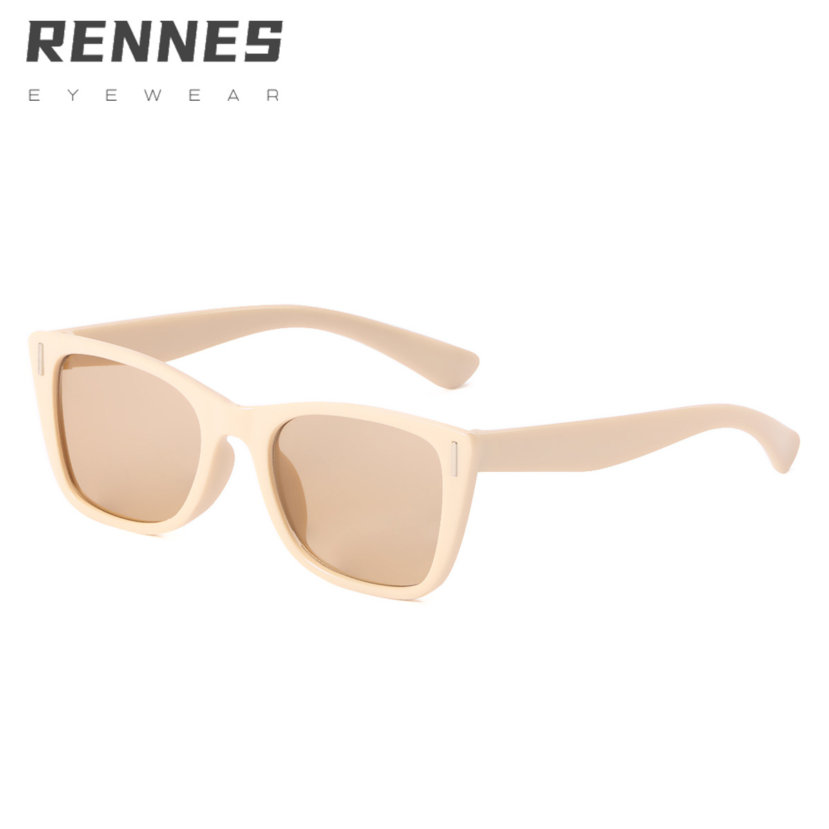 2022 nuevo estilo coreano vertical mi caja de uñas gafas de sol retro personalidad tendencia Internet celebridad selfie gafas de sol 97110