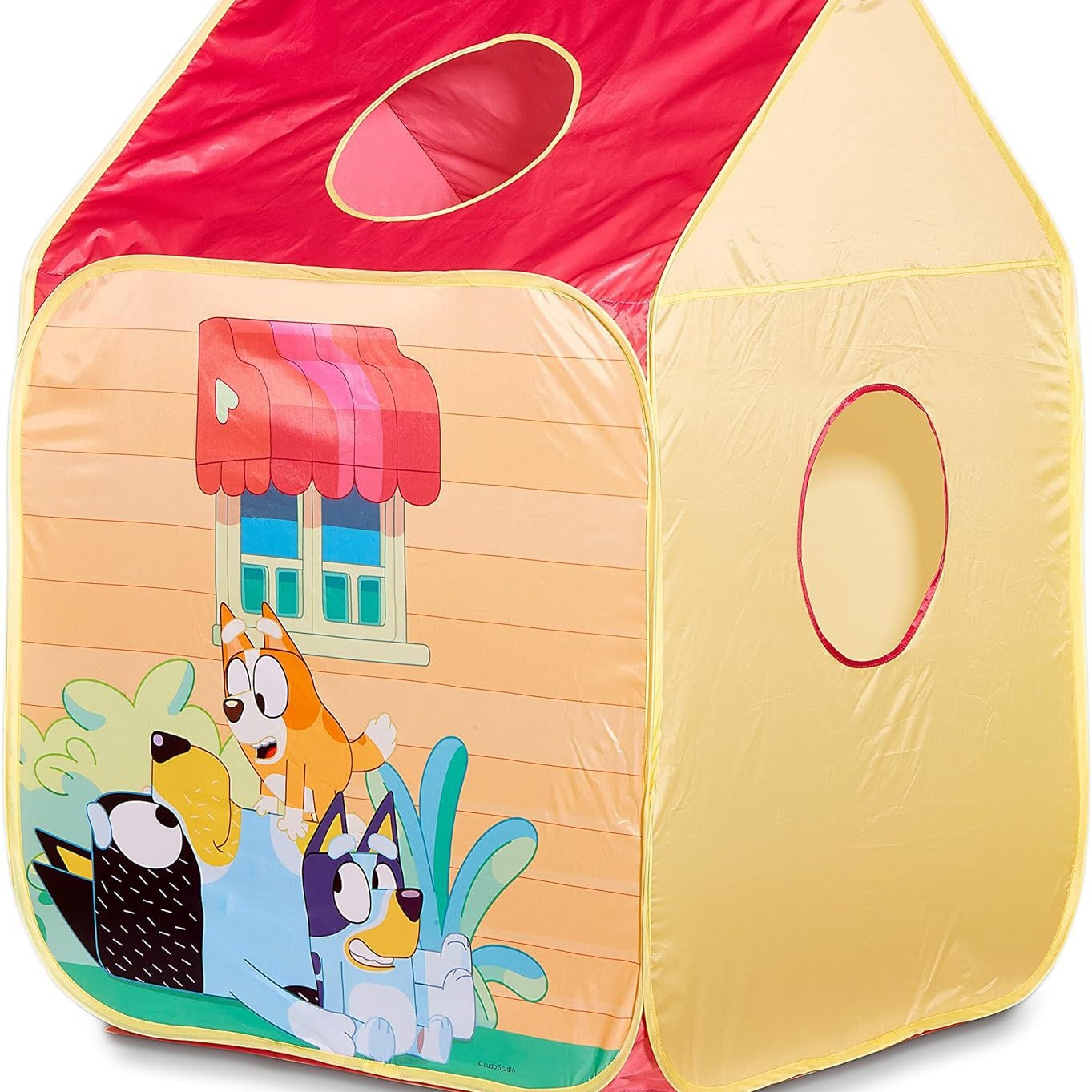 Nuevo producto transfronterizo bluey talking plush perro bluey una tienda de campaña para niños al aire libre