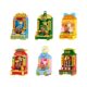 Fangcheng Guochao Mini Shrine God of Wealth Guan Gong Fu Lu Shou Building Blocks Model Children's Assembled Small Toys
