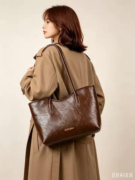 Cross-border trendy tote bag for women, new style, versatile shoulder bag, high-end design, super popular handbag, fashionable underarm bag