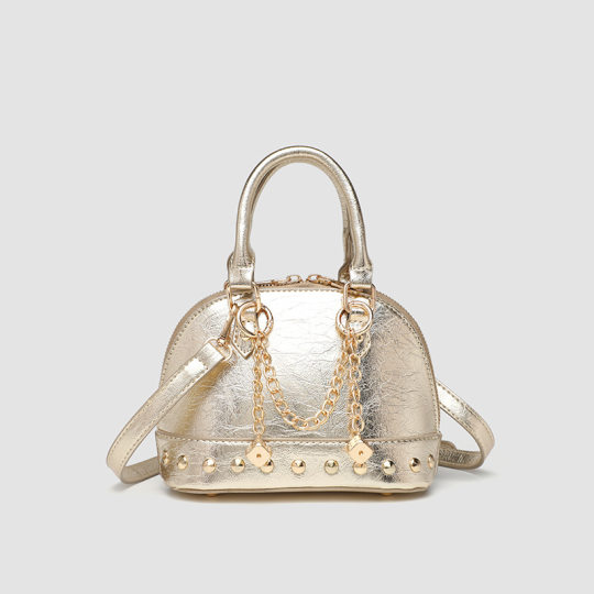 [Cross-border Wholesale] New Bright Color Shell Bag Patent Leather Design Chain Shoulder Crossbody Bag Fashion Multi-color Women's Bag