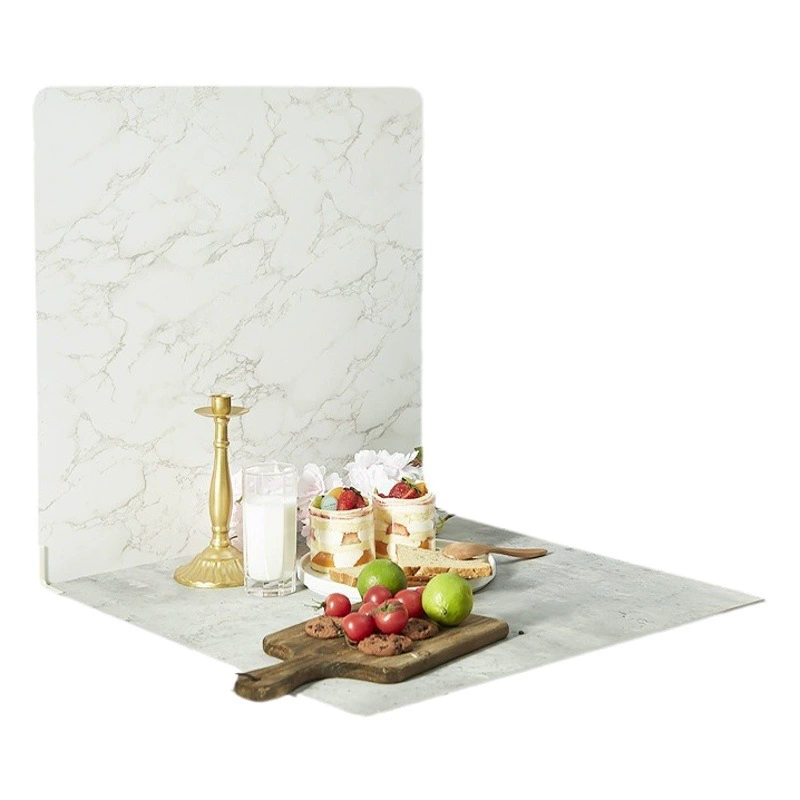 60*60cm INS ветер фотосъемка Фотография цементного дерева двухсторонняя фоновая доска белая двухсторонняя доска