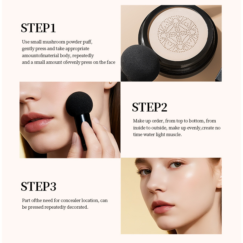 Life Girls cojín de humedad hongo cojín de aire maquillaje transfronterizo maquillaje al por mayor suministro directo de fabricantes