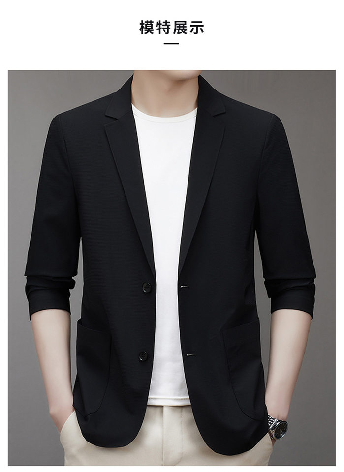 Áo vest nam chống nắng mỏng nhẹ phủ chống thấm, co giãn, không cần ủi, dáng ôm — Màu đen, Xanh lục xám, Xanh hải quân chi tiết 10