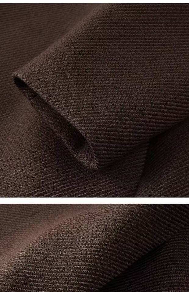 Áo vest nữ cổ V tay dài dáng suông một hàng nút phong cách thanh lịch — Váy Midi Breeveca, Váy màu xanh hải quân, Váy màu xám khói, Váy màu đỏ tía chi tiết 33