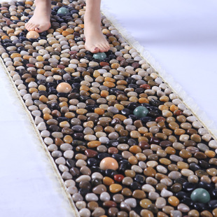 Natural rain stone Pebble foot massage mat floor mat Stone Trail finger plate home pedicure walking blanket