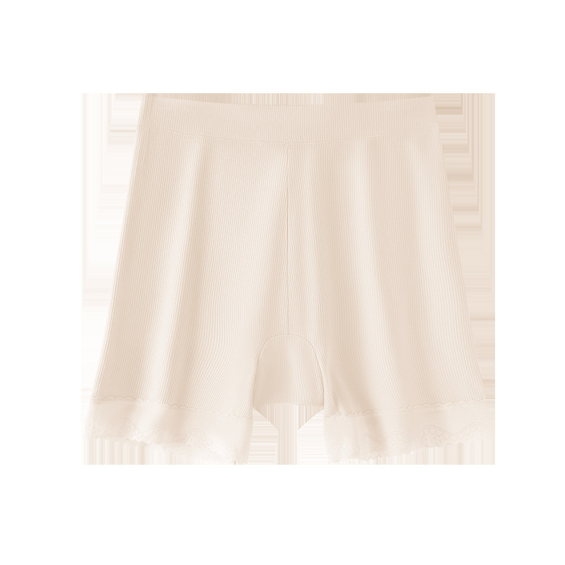 Leggings modales bóxer de cintura alta y talla grande de 200 kg, pantalones de seguridad antibacterianos y antideslumbrantes, dos en uno, refrescante.