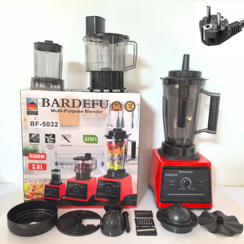 跨境4L8in1blender大容量大功率商用金属破壁机绞肉机碎冰榨汁机|undefined