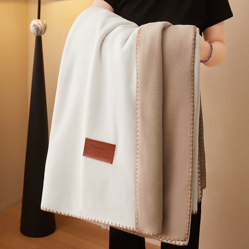 Mantras de cachemira de oficina gruesa mantas de siesta mantas de lana de coral mantas de aire acondicionado sofá mantas de capa para cama