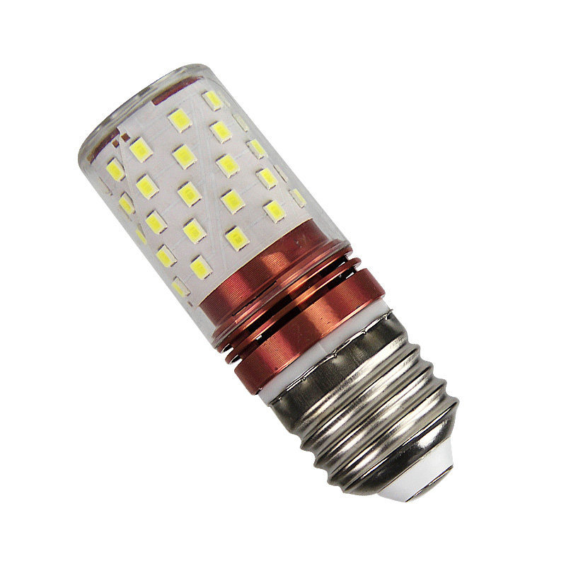 bombilla led cabeza de luz casera fuerte 12w16w lámpara de maíz E12 tornillo inteligente tricolor vela luminosa lámpara candelabrera