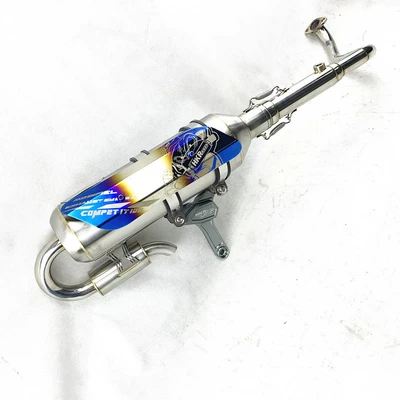 KCC150 model side-wrapped HKR Motorcycle exhaust pipe