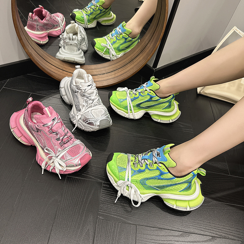 Colorful 2025 Paris 3XL Daddy Shoes, Old Daddy Shoes, Trendyy Women's Ninth Generation Jogging Dad Shoes for Women