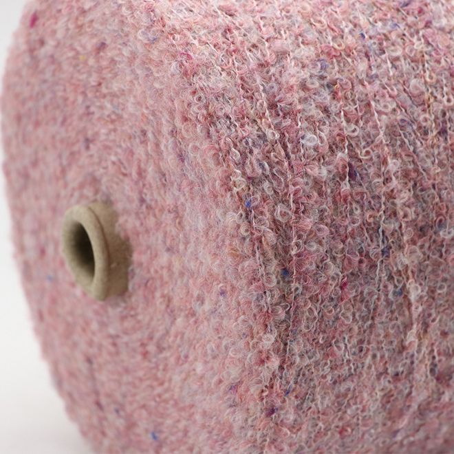 4.5支海棠花纱线 秋冬新款毛衣羊毛色纱线 海棠花圈圈纱毛线