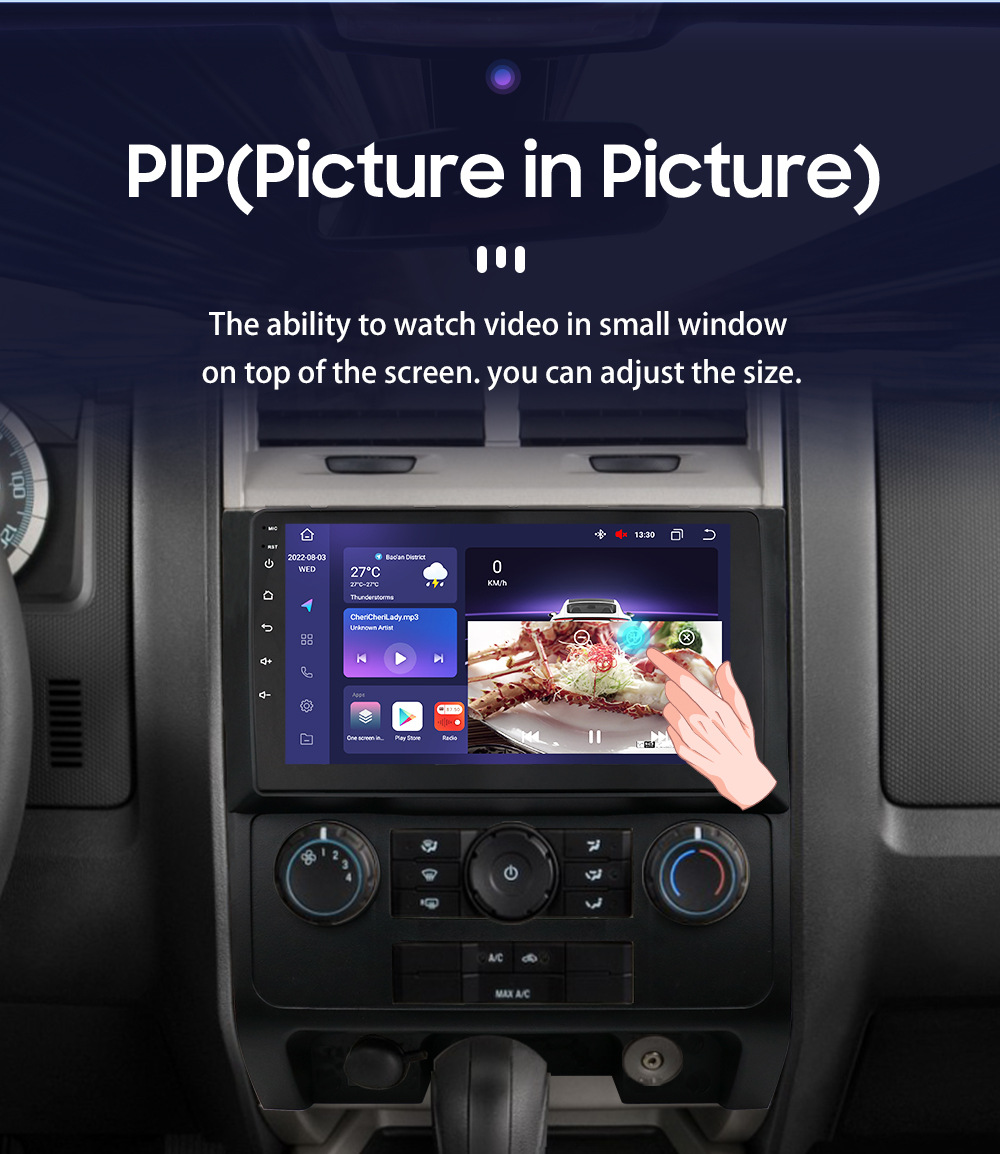 Cross-border 9-inch for 13-21 Ford TRANSIT CUSTOM car Android large screen navigator GPS