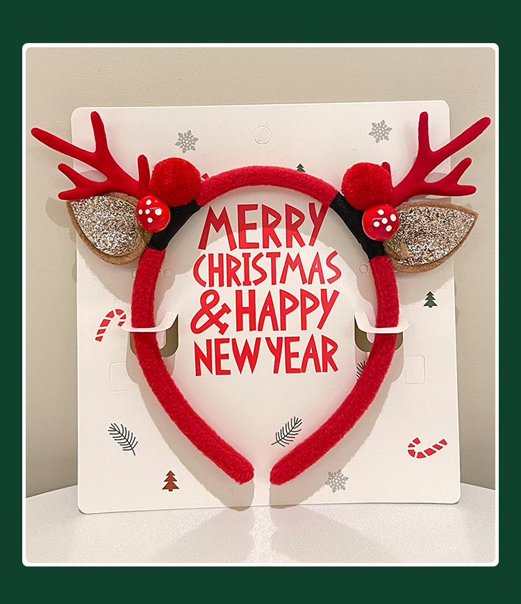 Antlers Pattern Women's Gender Cute, Christmas Style Christmas Cute Christmas Women's Antlers Hair Band