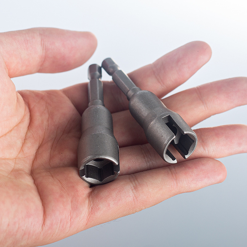 开口套筒扳手开槽4mm/4.2mm蝴蝶套筒65MM动力机翼蝶形螺母套筒