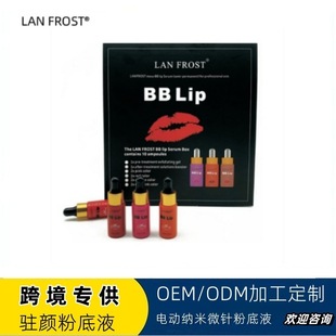 Cross-border BB Lip LAN FROST new micro-needle Lip gloss suit semi-permanent Lip gloss foreign trade exclusive
