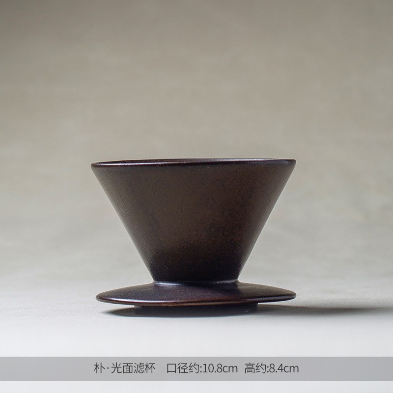 Cafetera de mano de cerámica Filtro inglés para el hogar Juego de taza de filtro de café retro Dispositivos de café por goteo Regalos