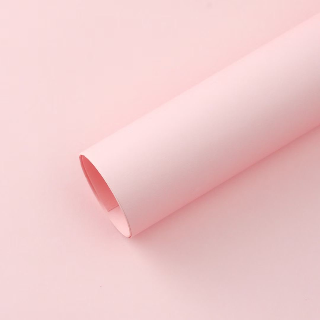 Papel de moldeo, papel duro, papel de embalaje de cartón artístico, ramo de flores de color sólido, material de flor de piel de vaca, DIY