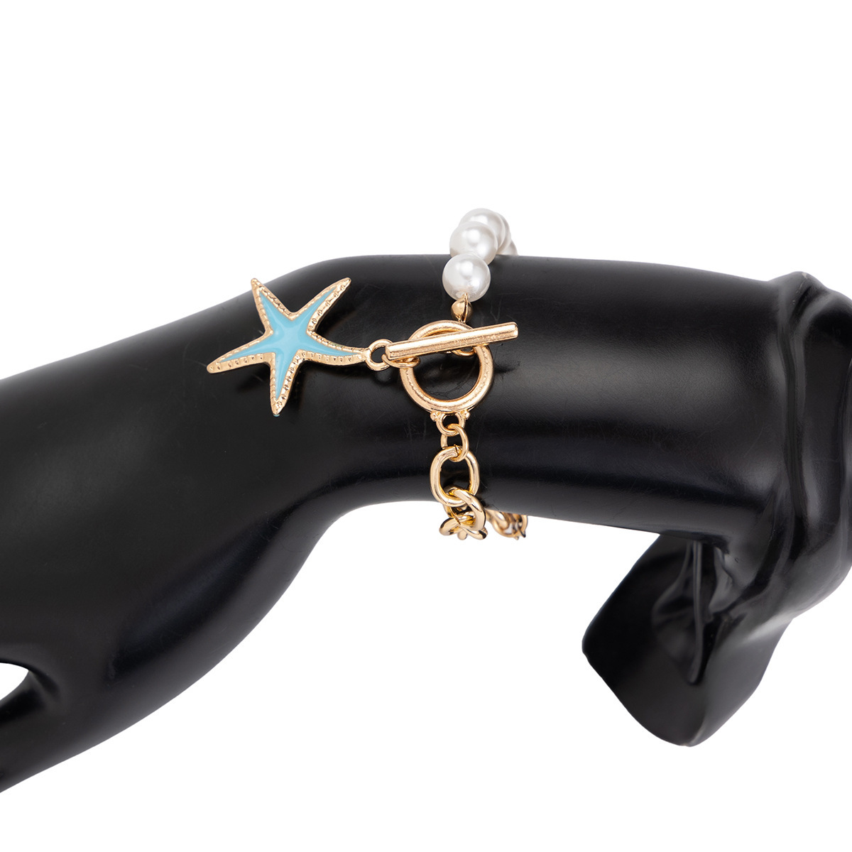 Set gioielli donna collana croce stella e perle sintetiche_voghion.com