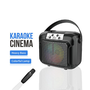 ZQS1490W Cross-border KGobao Bluetooth Outdoor Home Portable Audio with Wireless Microphone Home KTV Speaker