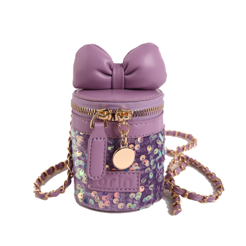 Bolsas para niños 2026 nuevas bolsas de moda de sequillas para niños y niñas bolsas de cadena lindas bolsas de arco mini bebés