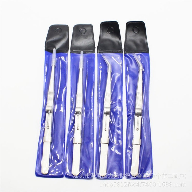 跨境厂家珠宝钻石夹持镊子 多功能弹性防滑耐用稳定可调节不锈钢