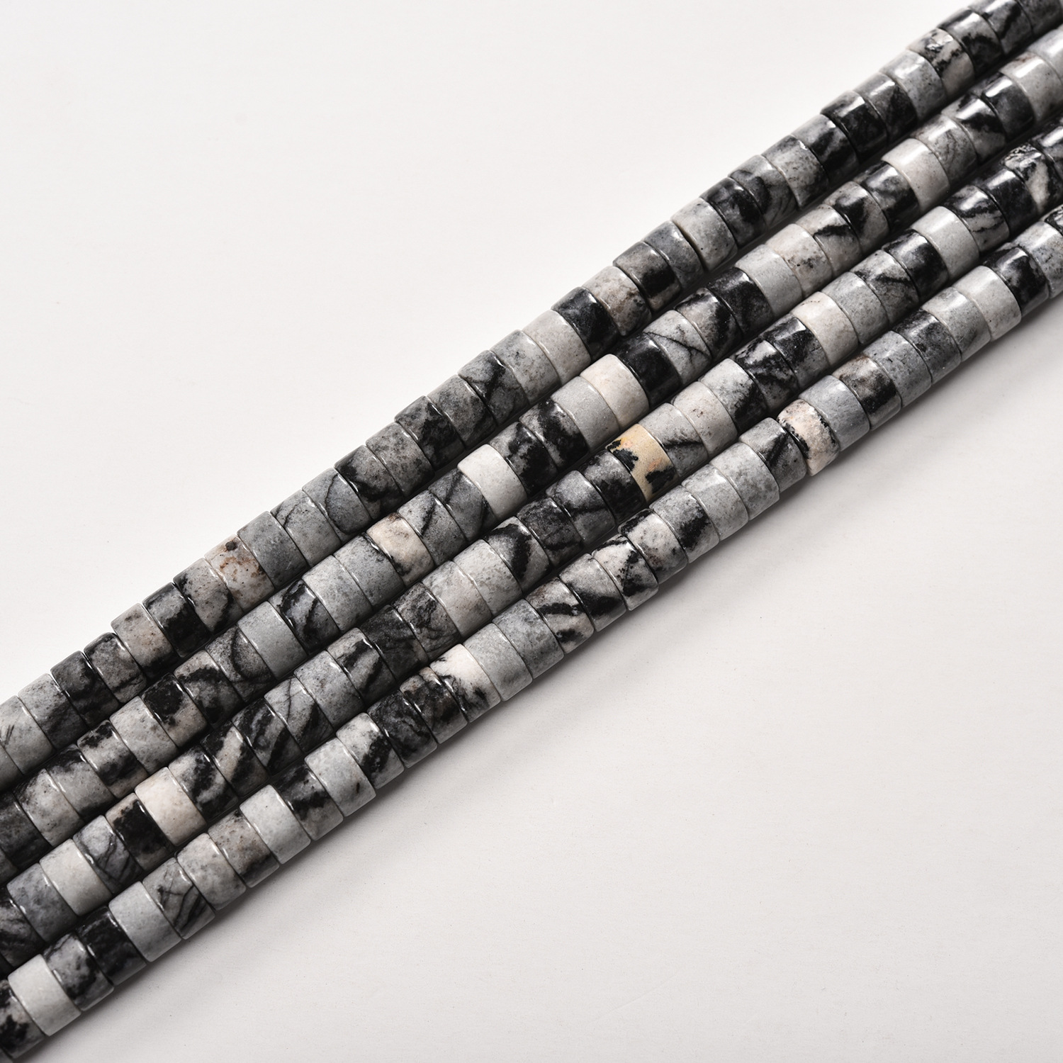 Organic beads, accessory, accessories, 3×6mm, DIY