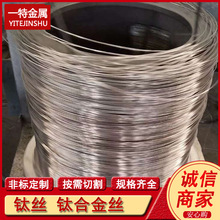 供应Ta1 Ta2 Ta10钛盘丝  纯钛直条 挂具用tc4合金钛丝 软态 硬态