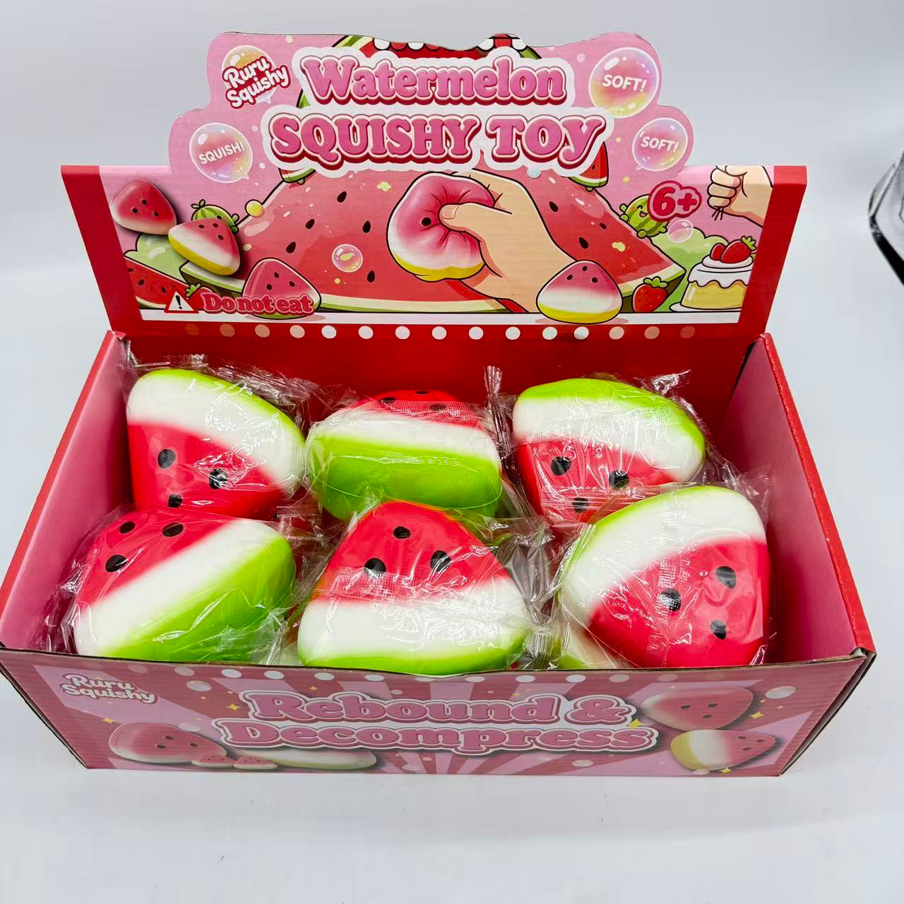 Amazon gran pellizco pellizco le TPR rebote lento fresas simulación de frutas decoración descompresión descarga jugar