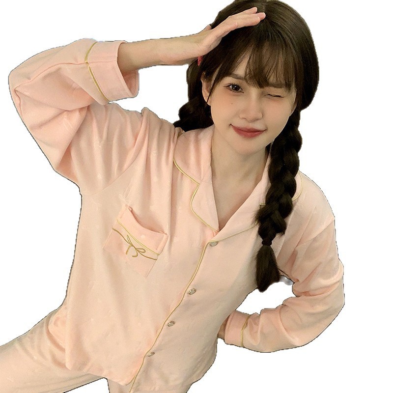 德绒睡衣女秋冬季新款韩系甜美ins长袖加厚保暖家居服套装可外穿|undefined