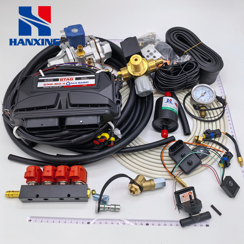 Car Oil-To-Gas Conversion Stag300 Natural Gas Four-Cylinder Kit Gas Vehicle Parts Engine
