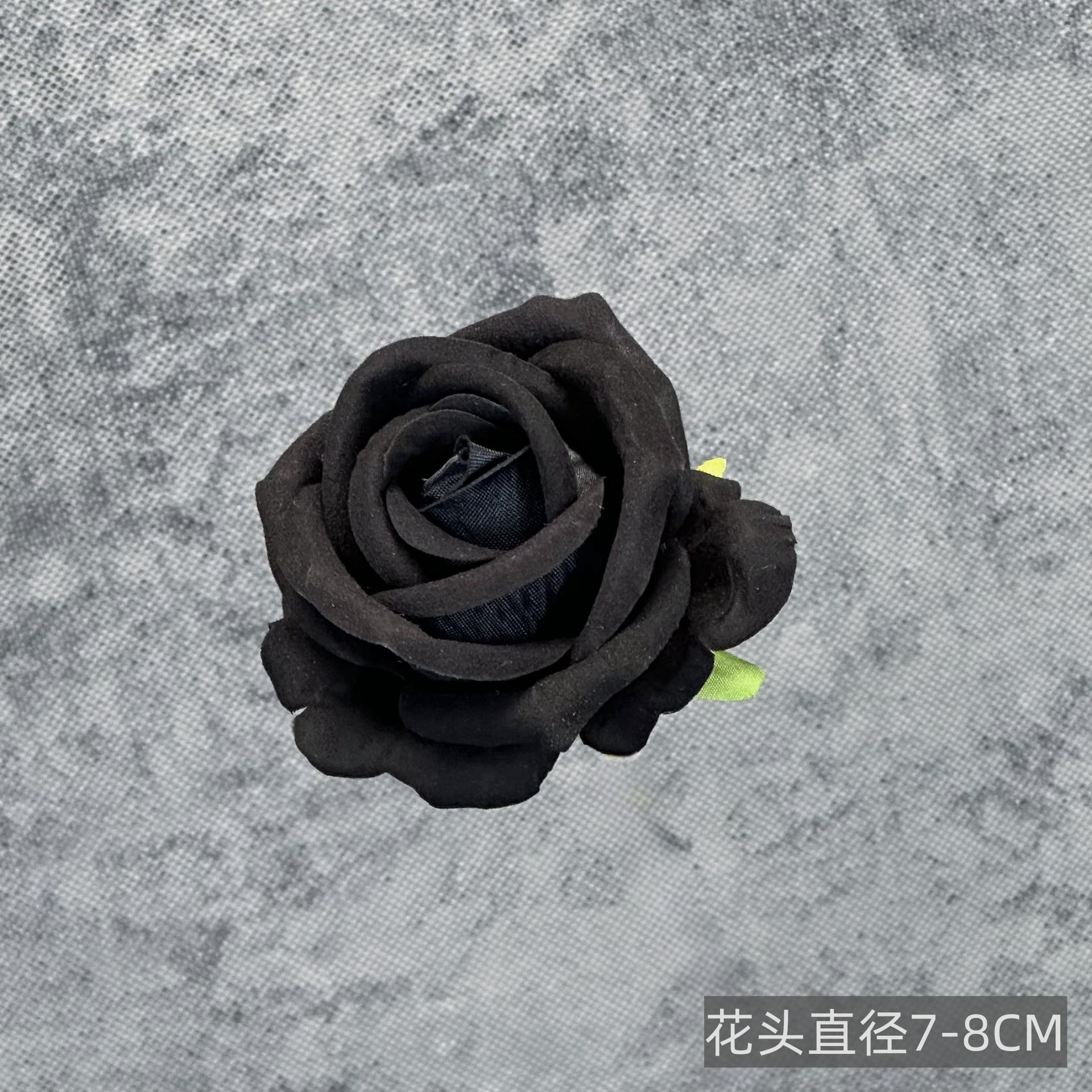 Franela artificial flor Rosa cabeza ramillete rojo boda flor pared tiro apoyos flor artificial arco flor artificial al por mayor