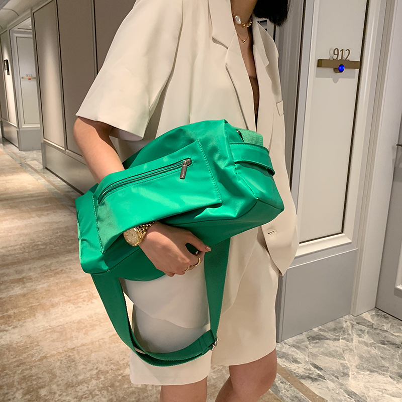 Borsa a tracolla casual, borsa da donna alla moda, borsa per toast, popolare borsa a tracolla in tessuto Oxford, borsa fitness leggera_voghion.com