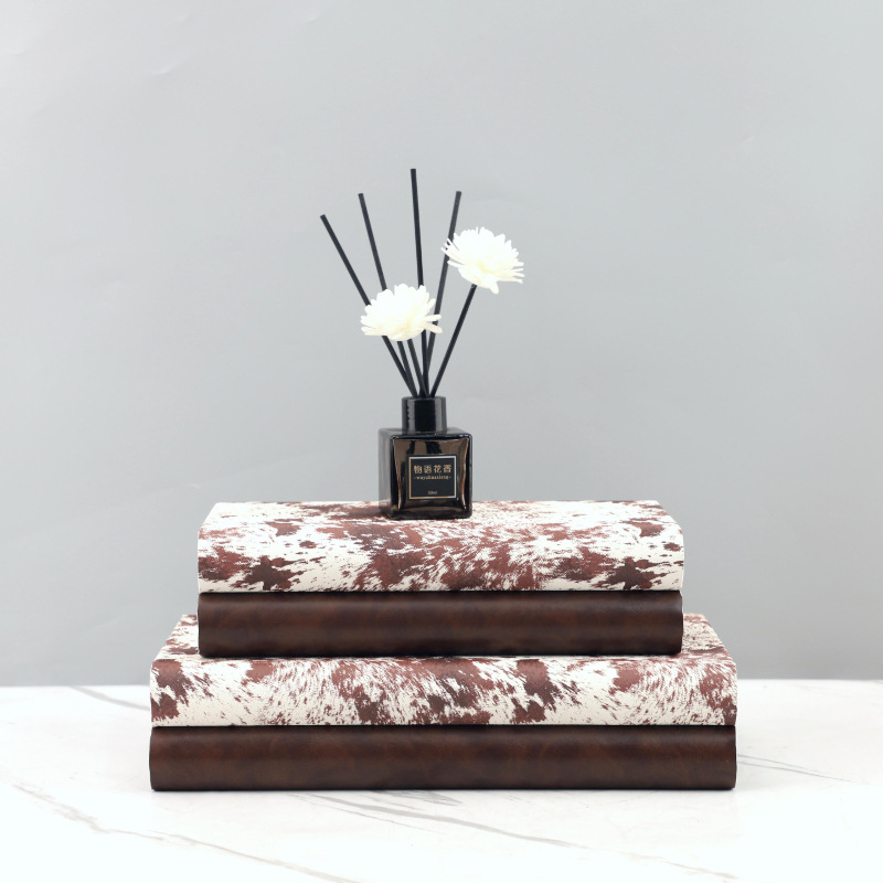 欧式轻奢高端仿马毛皮革首饰收纳盒置物盒装饰摆件卧室家居装饰品