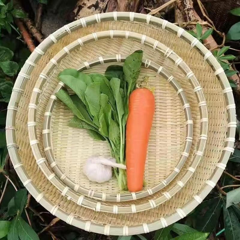竹編み枠、竹緑編み農家手作り竹かご、家庭用野菜、果物、饅頭、青饅頭、竹かご、竹製品、新品|undefined