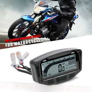 752-119 Motosiklet Velosiped Yaxta UTV/ATV LCD Sürətölçən Odometer Yaxta Modifikasiyası